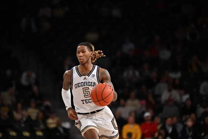 Georgia Tech guard Deivon Smith